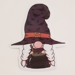 10/$10 Halloween Witch Gnome Sticker